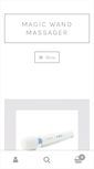 Mobile Screenshot of magicwandmassager.com